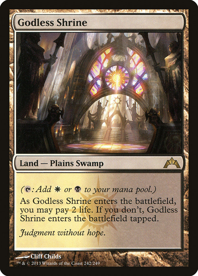 Godless Shrine [Gatecrash] MTG Single Magic: The Gathering | Red Claw Gaming