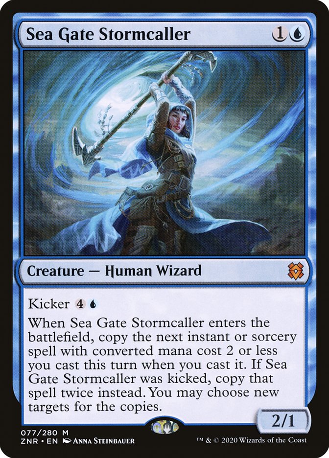 Sea Gate Stormcaller [Zendikar Rising] MTG Single Magic: The Gathering | Red Claw Gaming