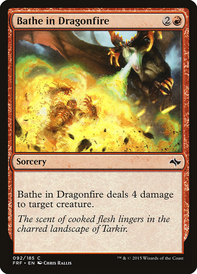 Bathe in Dragonfire [Fate Reforged] MTG Single Magic: The Gathering | Red Claw Gaming