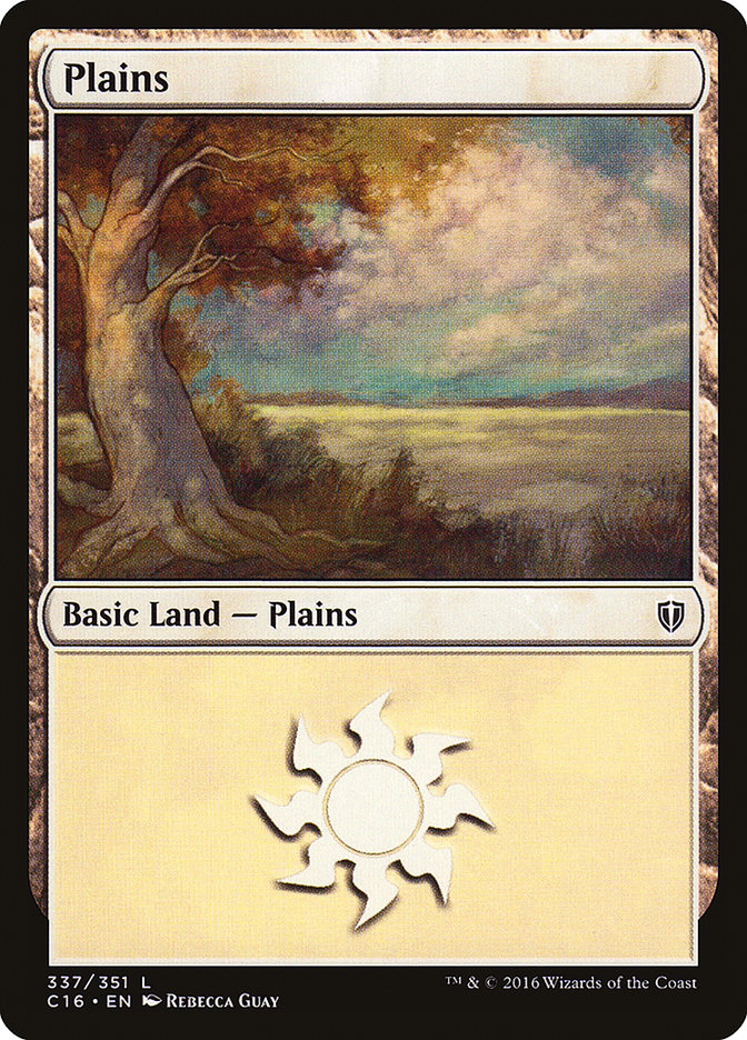 Plains (337) [Commander 2016] MTG Single Magic: The Gathering | Red Claw Gaming
