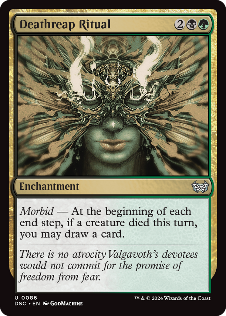 Deathreap Ritual [Duskmourn: House of Horror Commander] MTG Single Magic: The Gathering | Red Claw Gaming