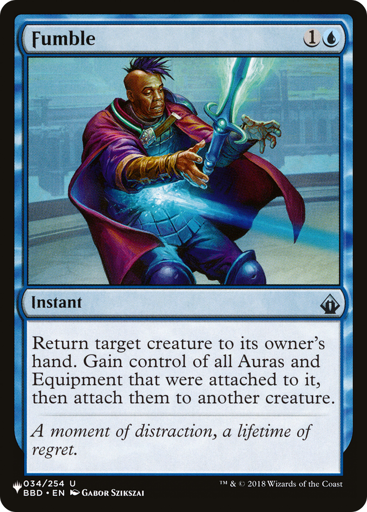 Fumble [The List] MTG Single Magic: The Gathering | Red Claw Gaming