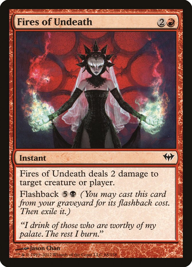 Fires of Undeath [Dark Ascension] MTG Single Magic: The Gathering | Red Claw Gaming