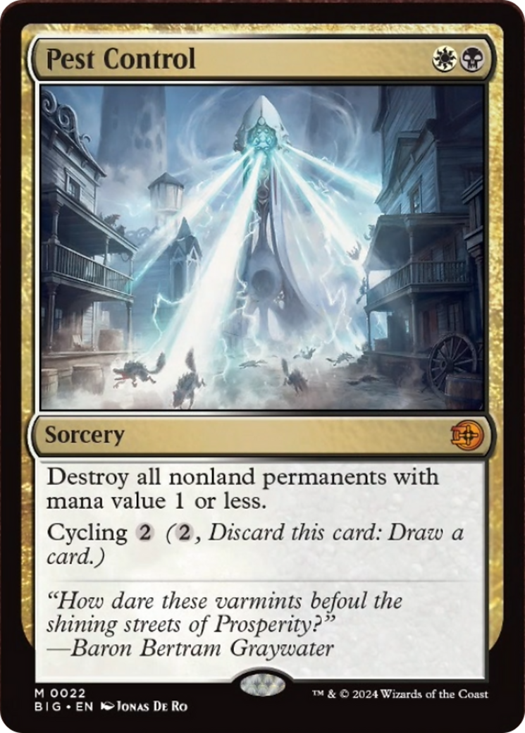 Pest Control [Outlaws of Thunder Junction: The Big Score] MTG Single Magic: The Gathering    | Red Claw Gaming