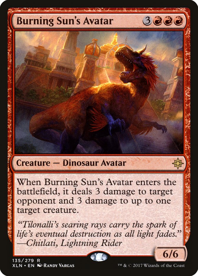 Burning Sun's Avatar [Ixalan] MTG Single Magic: The Gathering | Red Claw Gaming