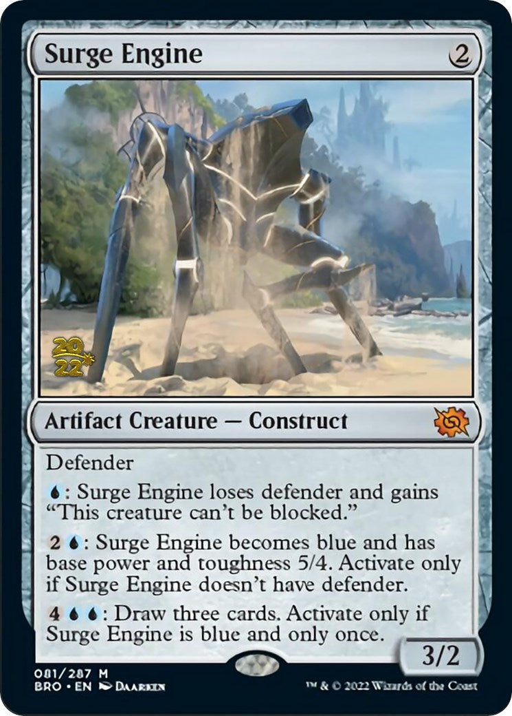 Surge Engine [The Brothers' War Prerelease Promos] MTG Single Magic: The Gathering | Red Claw Gaming