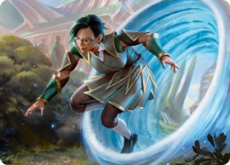 Vortex Runner Art Card [Strixhaven: School of Mages Art Series] MTG Single Magic: The Gathering | Red Claw Gaming