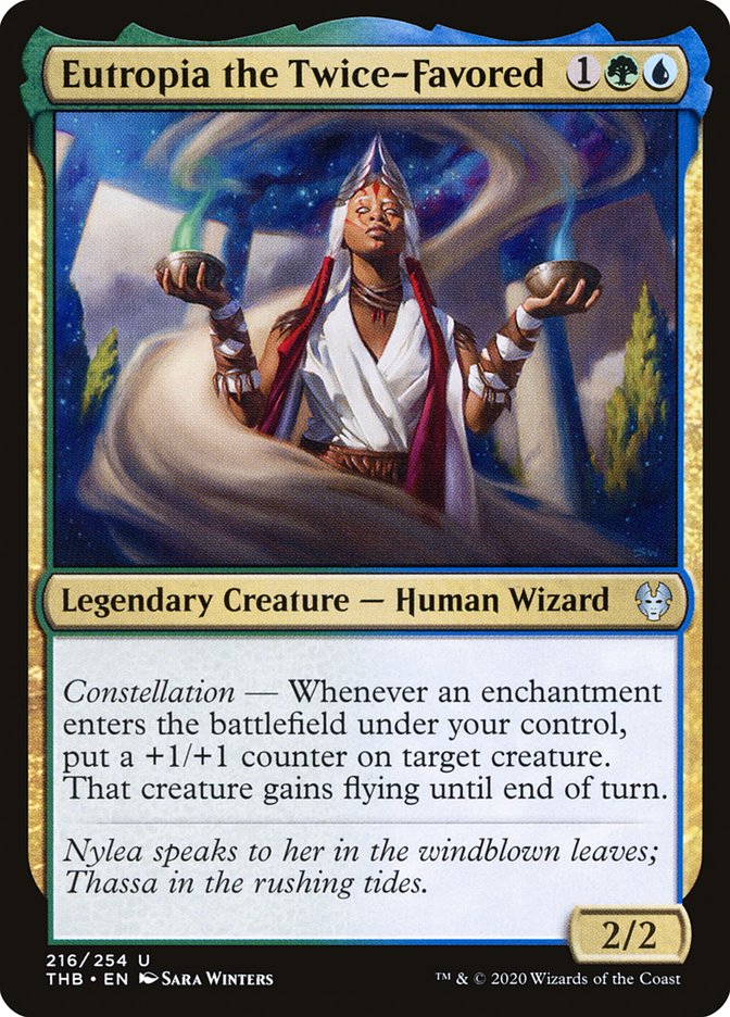 Eutropia the Twice-Favored [Theros Beyond Death] MTG Single Magic: The Gathering | Red Claw Gaming