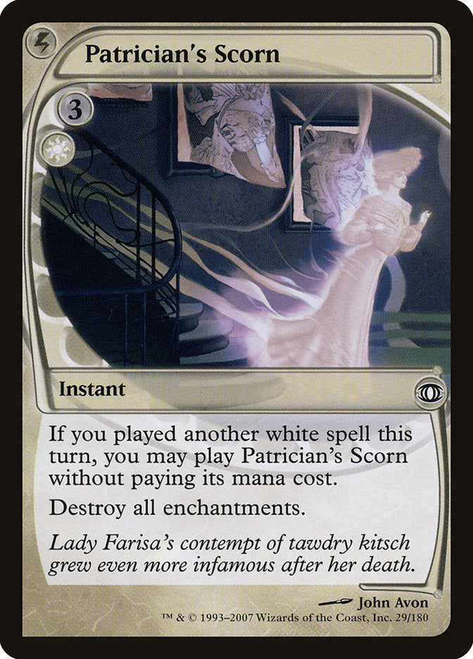 Patrician's Scorn [Future Sight] MTG Single Magic: The Gathering | Red Claw Gaming