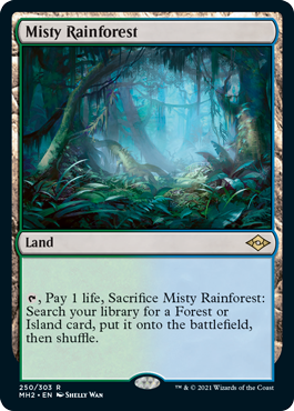 Misty Rainforest [Modern Horizons 2] MTG Single Magic: The Gathering | Red Claw Gaming