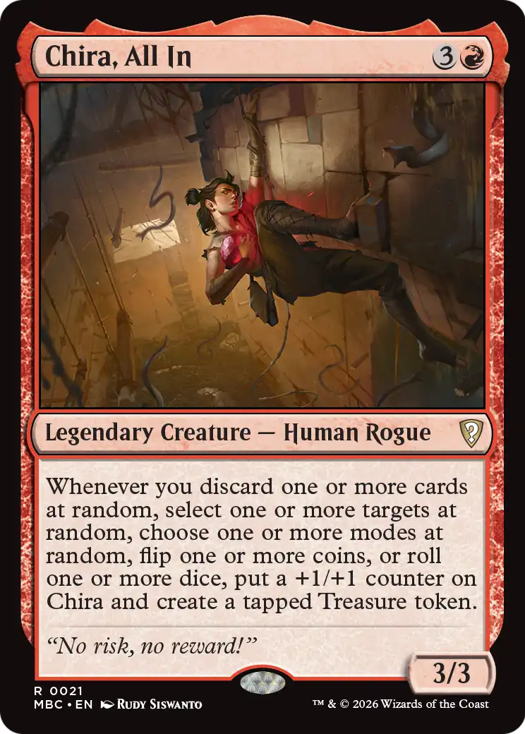 Chira, All In [Mystery Booster: Commander Edition] | Red Claw Gaming