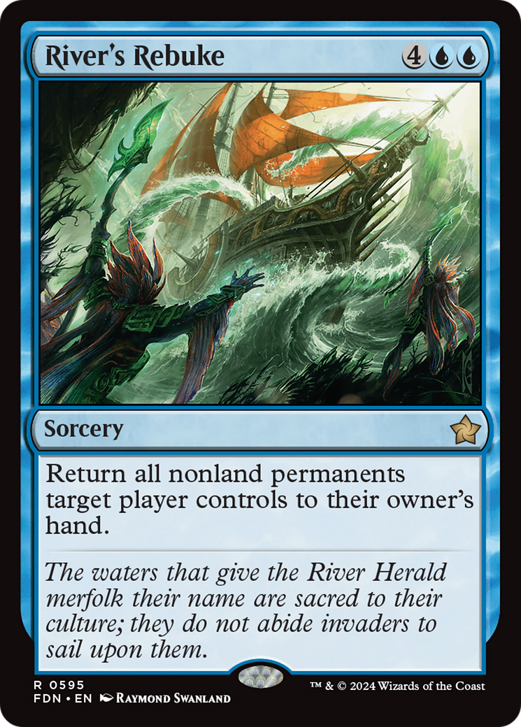 River's Rebuke [Foundations] MTG Single Magic: The Gathering | Red Claw Gaming
