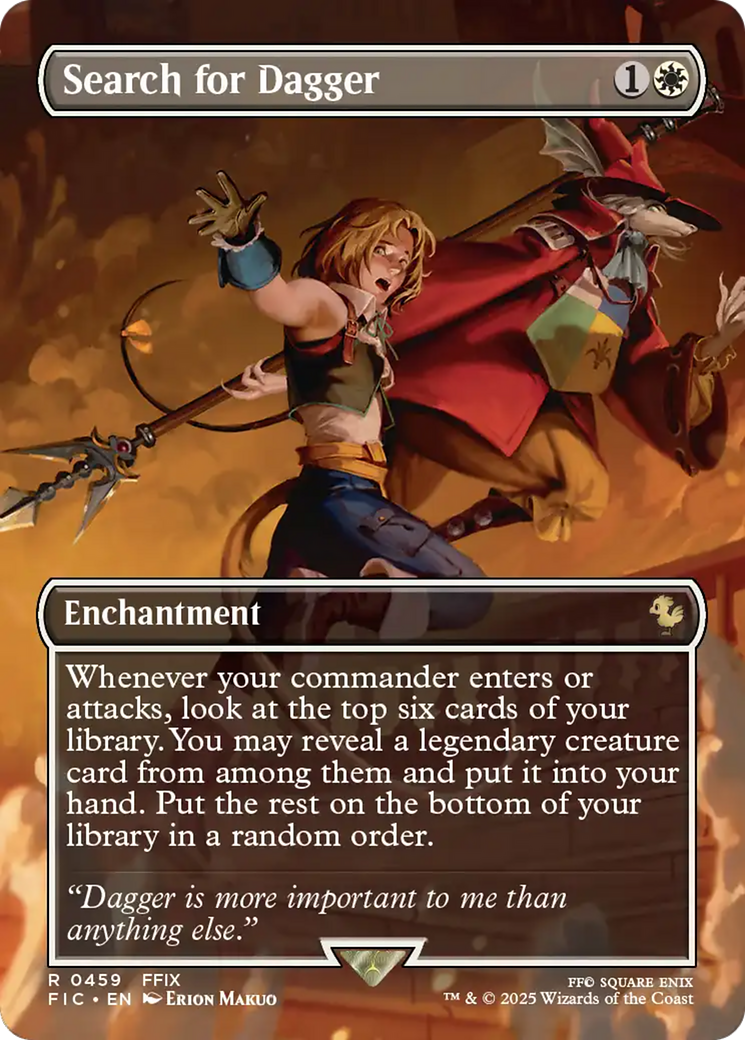 Search for Dagger (Borderless) [FINAL FANTASY Commander] MTG Single Magic: The Gathering | Red Claw Gaming