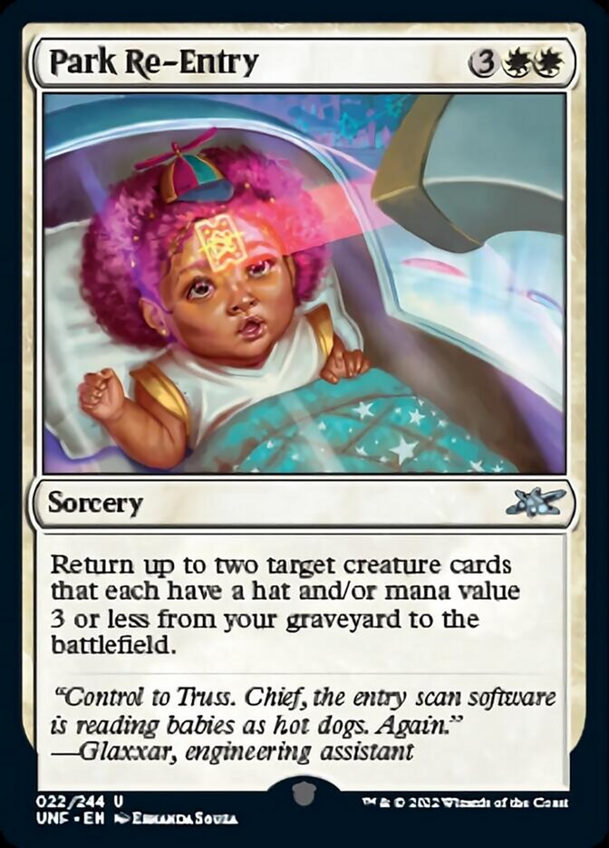 Park Re-Entry [Unfinity] MTG Single Magic: The Gathering    | Red Claw Gaming