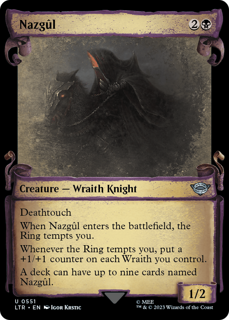 Nazgul (0551) [The Lord of the Rings: Tales of Middle-Earth Showcase Scrolls] MTG Single Magic: The Gathering | Red Claw Gaming