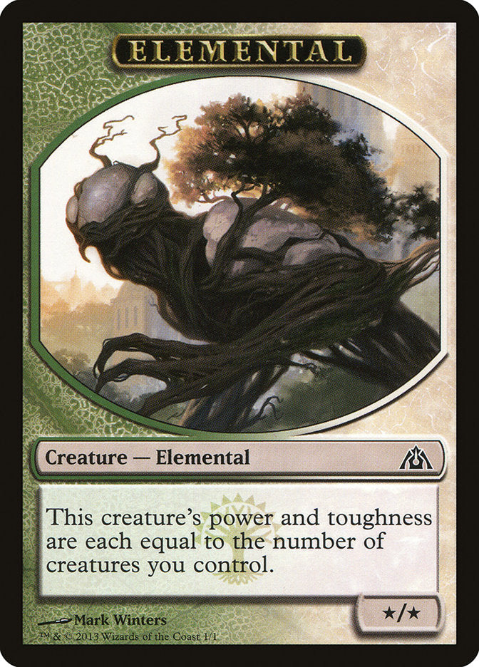 Elemental Token [Dragon's Maze Tokens] MTG Single Magic: The Gathering | Red Claw Gaming