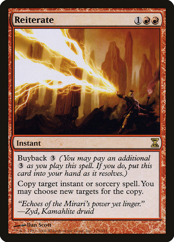 Reiterate [Time Spiral] MTG Single Magic: The Gathering | Red Claw Gaming