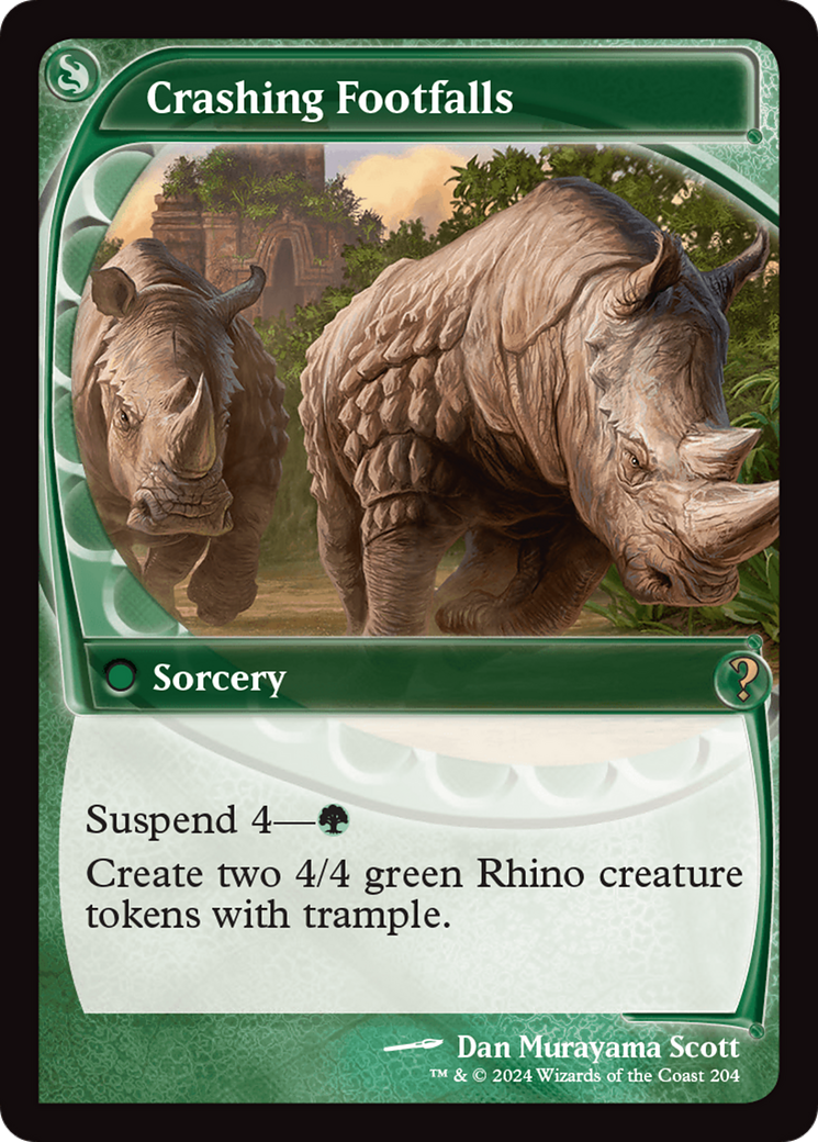 Crashing Footfalls (Future Sight) [Mystery Booster 2] MTG Single Magic: The Gathering | Red Claw Gaming