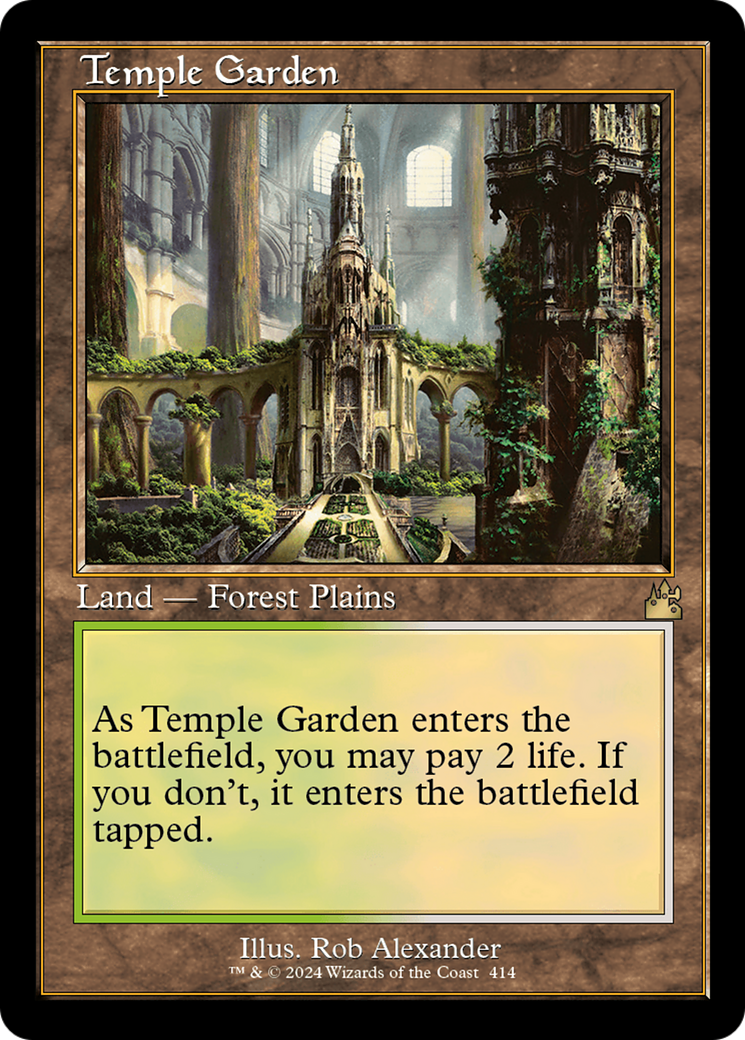 Temple Garden (Retro) [Ravnica Remastered] MTG Single Magic: The Gathering | Red Claw Gaming