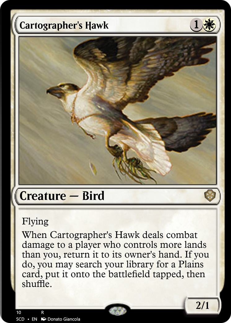 Cartographer's Hawk [Starter Commander Decks] MTG Single Magic: The Gathering | Red Claw Gaming