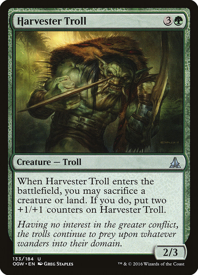 Harvester Troll [Oath of the Gatewatch] MTG Single Magic: The Gathering | Red Claw Gaming