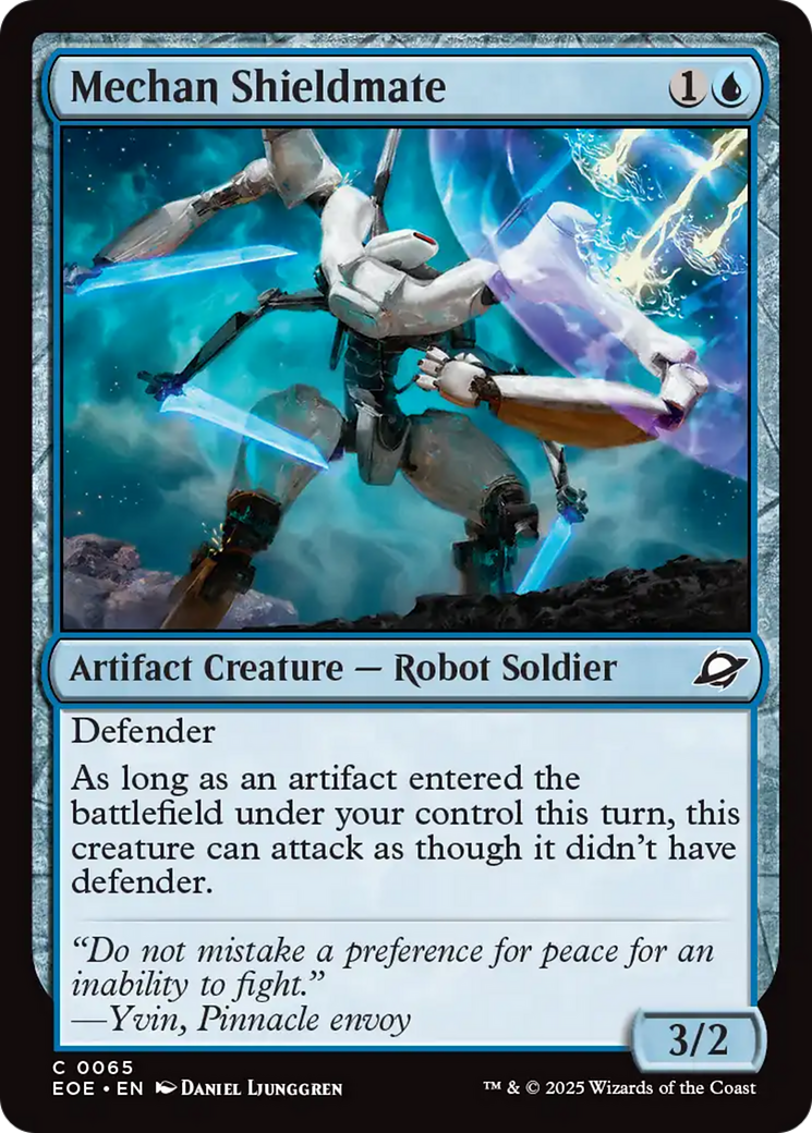 Mechan Shieldmate [Edge of Eternities] MTG Single Magic: The Gathering | Red Claw Gaming