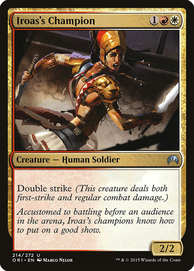 Iroas's Champion [Magic Origins] MTG Single Magic: The Gathering | Red Claw Gaming