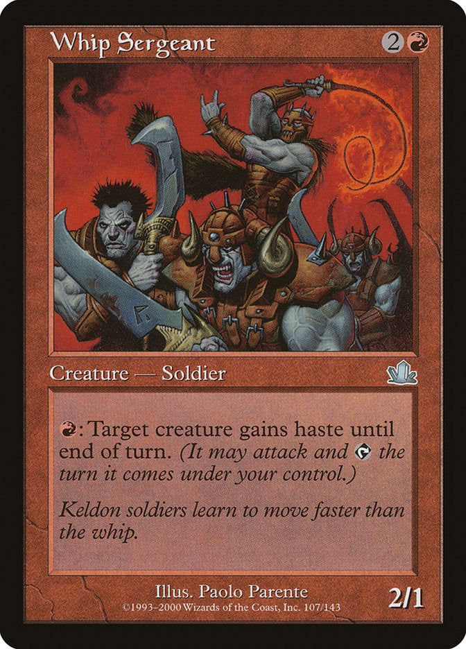 Whip Sergeant [Prophecy] MTG Single Magic: The Gathering | Red Claw Gaming