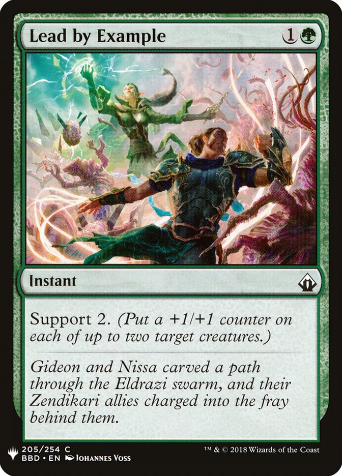 Lead by Example [Mystery Booster] MTG Single Magic: The Gathering | Red Claw Gaming