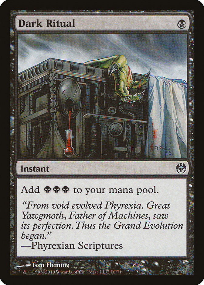 Dark Ritual [Duel Decks: Phyrexia vs. the Coalition] MTG Single Magic: The Gathering | Red Claw Gaming