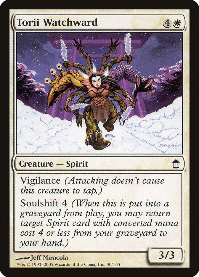 Torii Watchward [Saviors of Kamigawa] MTG Single Magic: The Gathering    | Red Claw Gaming