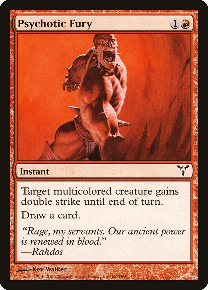 Psychotic Fury [Dissension] MTG Single Magic: The Gathering | Red Claw Gaming