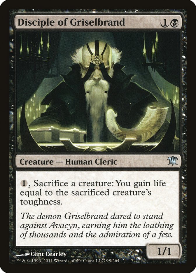 Disciple of Griselbrand [Innistrad] MTG Single Magic: The Gathering | Red Claw Gaming