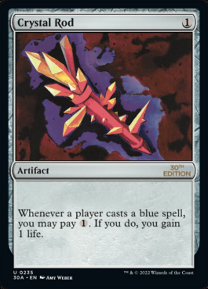 Crystal Rod [30th Anniversary Edition] MTG Single Magic: The Gathering | Red Claw Gaming