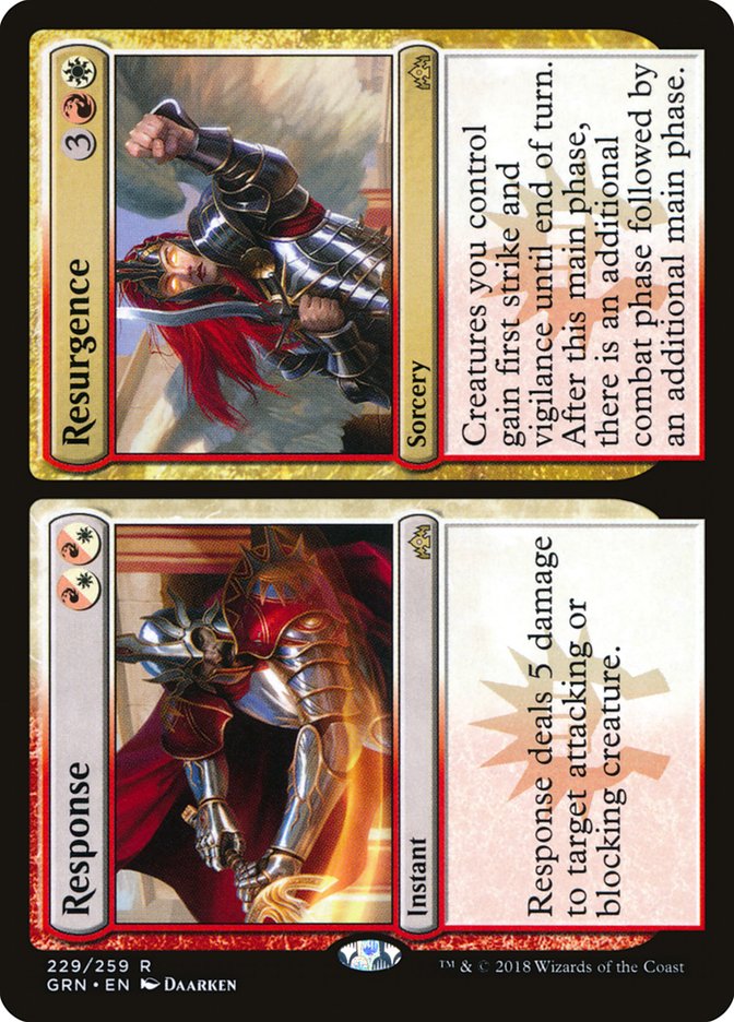 Response // Resurgence [Guilds of Ravnica] MTG Single Magic: The Gathering | Red Claw Gaming