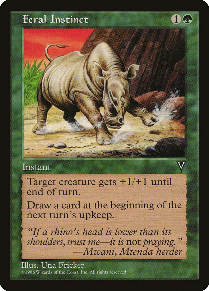 Feral Instinct [Visions] MTG Single Magic: The Gathering | Red Claw Gaming