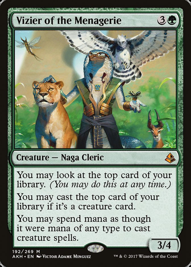 Vizier of the Menagerie [Amonkhet] MTG Single Magic: The Gathering | Red Claw Gaming