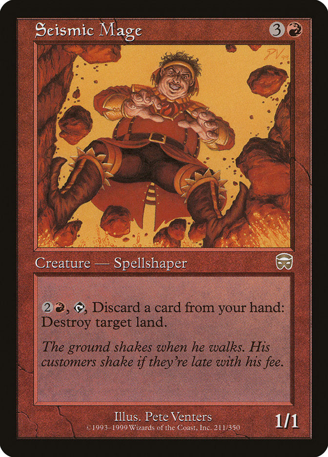 Seismic Mage [Mercadian Masques] MTG Single Magic: The Gathering | Red Claw Gaming