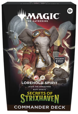 Magic: The Gathering: SECRETS OF STRIXHAVEN COMMANDER DECK Sealed Magic the Gathering Wizards of the Coast (Sealed) Prismari Artistry | Red Claw Gaming