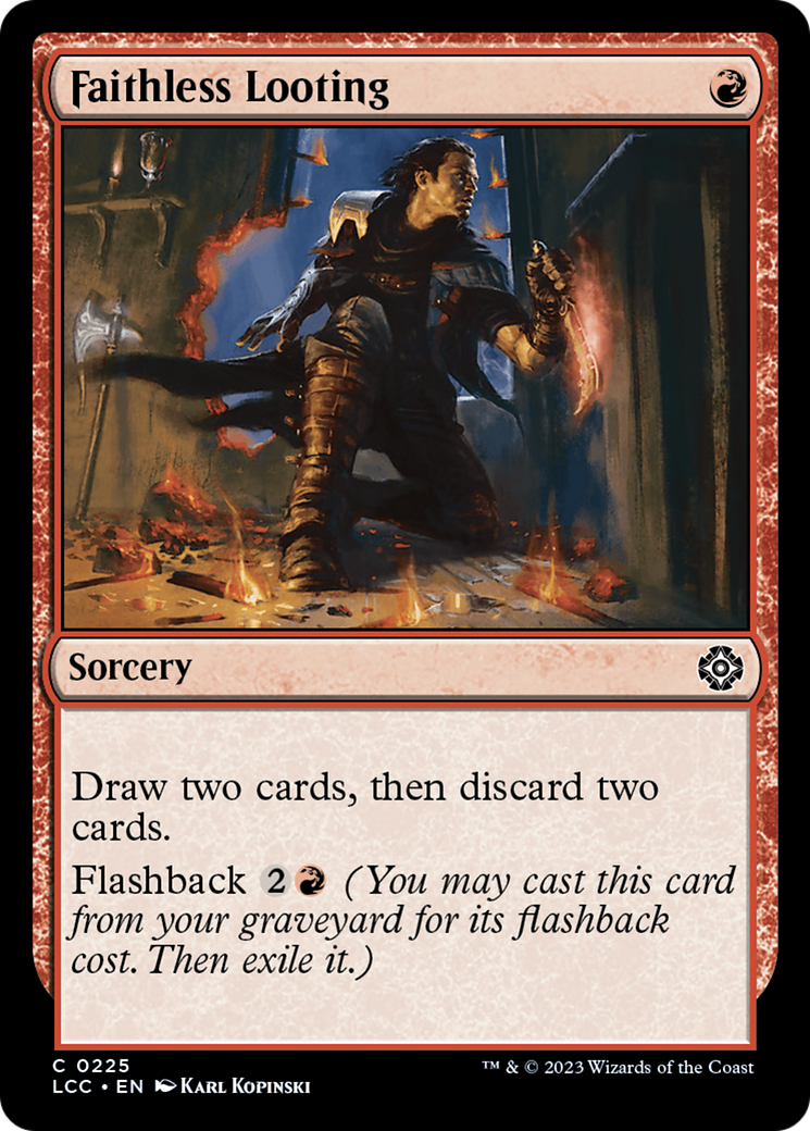 Faithless Looting [The Lost Caverns of Ixalan Commander] MTG Single Magic: The Gathering | Red Claw Gaming