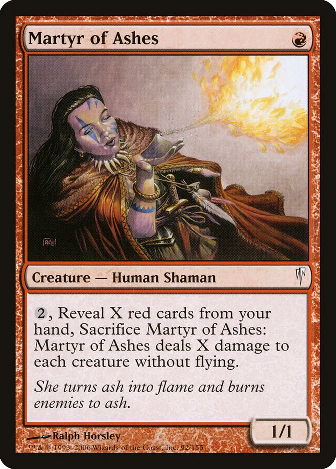 Martyr of Ashes [Coldsnap] MTG Single Magic: The Gathering | Red Claw Gaming