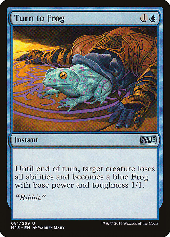 Turn to Frog [Magic 2015] MTG Single Magic: The Gathering | Red Claw Gaming