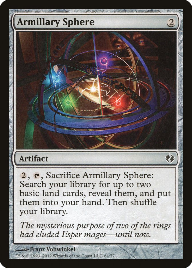 Armillary Sphere [Duel Decks: Venser vs. Koth] MTG Single Magic: The Gathering | Red Claw Gaming