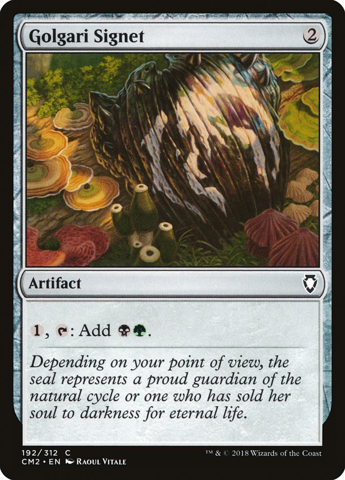 Golgari Signet (192/312) [Commander Anthology Volume II] MTG Single Magic: The Gathering | Red Claw Gaming