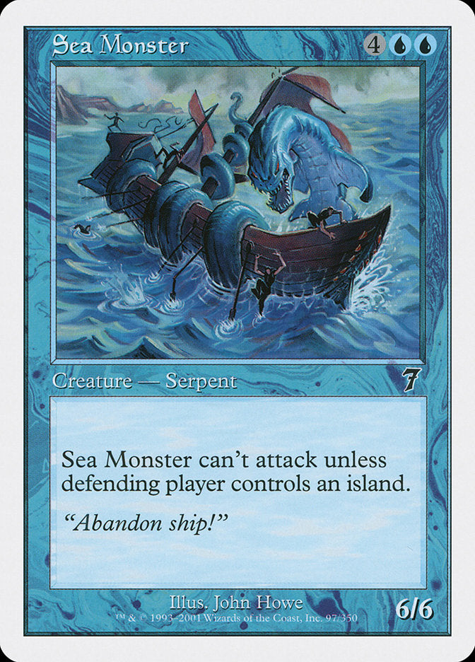 Sea Monster [Seventh Edition] MTG Single Magic: The Gathering | Red Claw Gaming