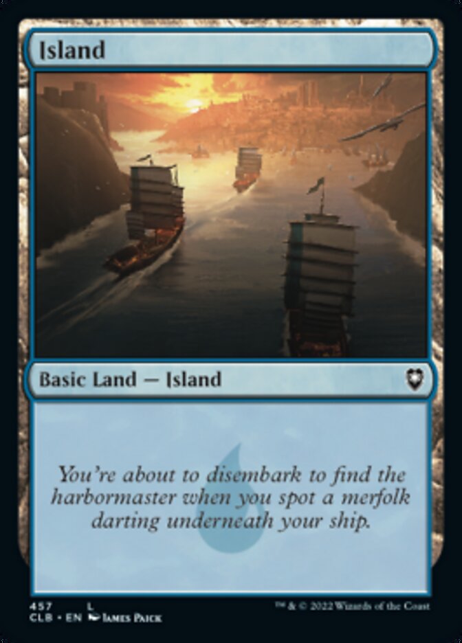 Island (457) [Commander Legends: Battle for Baldur's Gate] MTG Single Magic: The Gathering | Red Claw Gaming