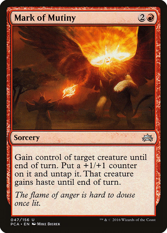 Mark of Mutiny [Planechase Anthology] MTG Single Magic: The Gathering | Red Claw Gaming