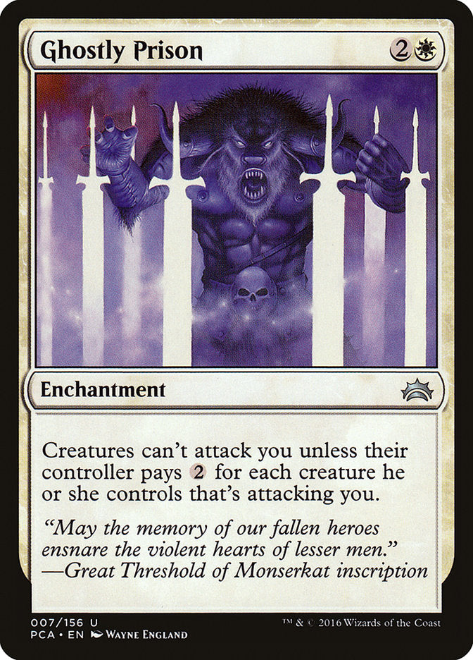 Ghostly Prison [Planechase Anthology] MTG Single Magic: The Gathering | Red Claw Gaming