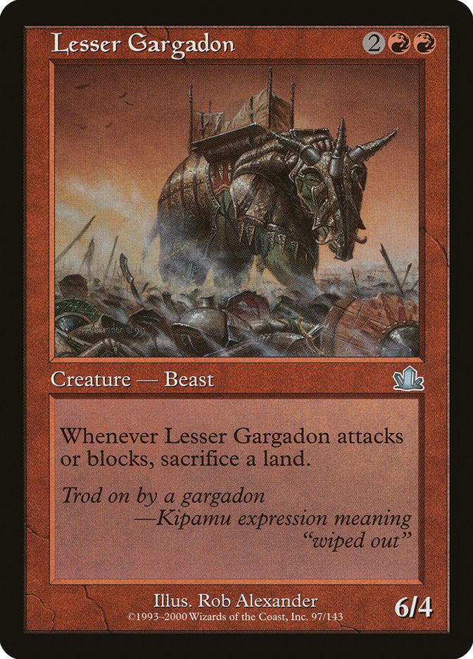 Lesser Gargadon [Prophecy] MTG Single Magic: The Gathering | Red Claw Gaming