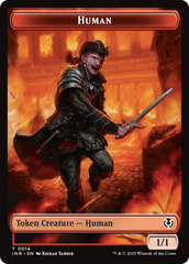 Elemental // Human (0014) Double-Sided Token [Innistrad Remastered Tokens] MTG Single Magic: The Gathering | Red Claw Gaming
